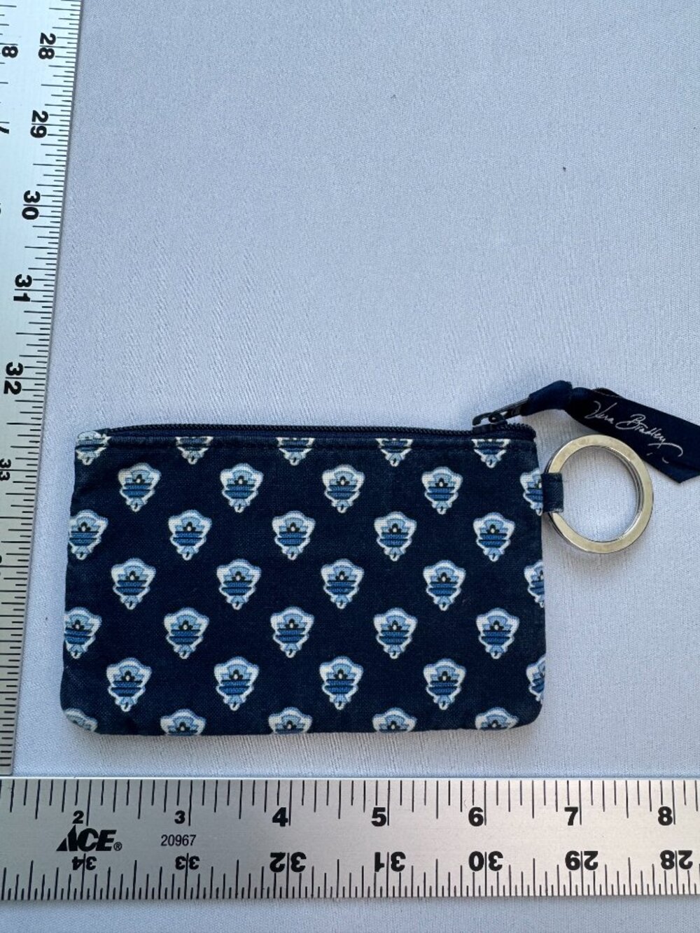 Vera Bradley Zip ID Case Lot of 4 Houndstooth Canterberry Nantucket Navy Mimosa - Picture 5 of 9